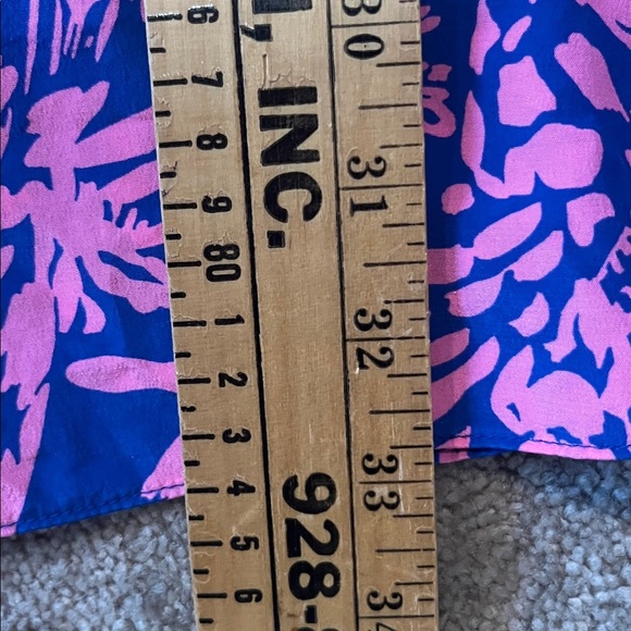 Lilly Pulitzer Betty Rollin in the Grass 100% silk dress Size M - Picture 9 of 10